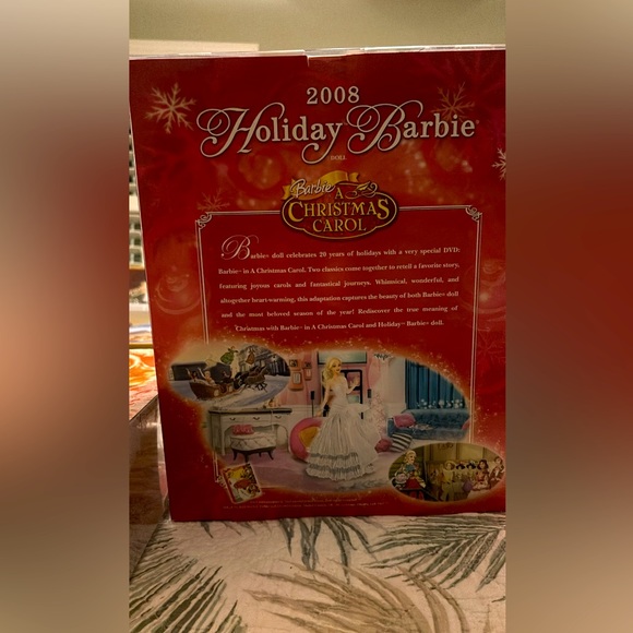 2008 CHRISTMAS CAROL BARBIE - Picture 3 of 4